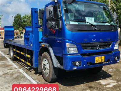 Xe nâng đầu Nhật Bản Fuso Fi170L chở máy công trình